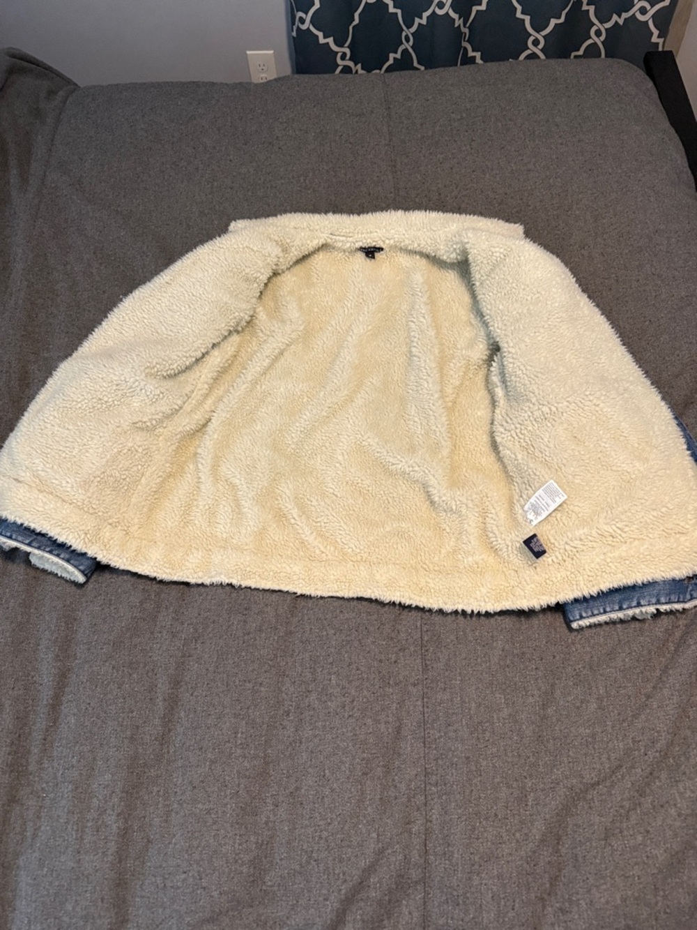 J.Crew Mercantile Sherpa denim jacket, M - Picture 3 of 9